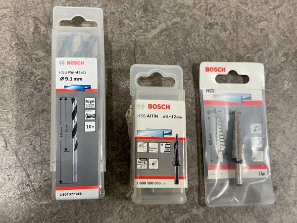 Bosch boor set 3-delig metaal