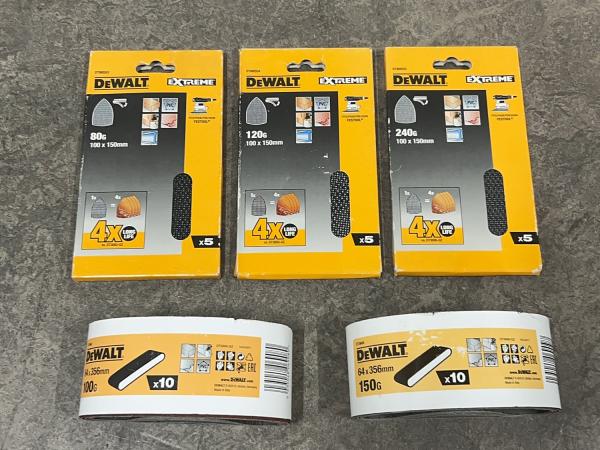 Dewalt schuurpapier diverse toepassingen set 5-delig