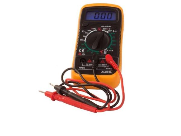 Digitale stroommeter, multimeter, spanningstester