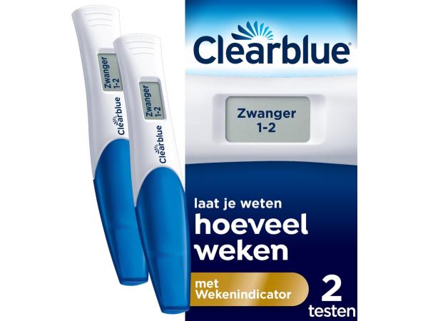 6x Clearblue zwangerschapstest met weekindicator 2x