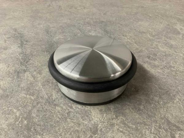 12x Deurstop rond Inox ø95mm