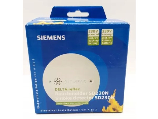 Siemens Delta reflex rookmelder 230V 115x43mm1