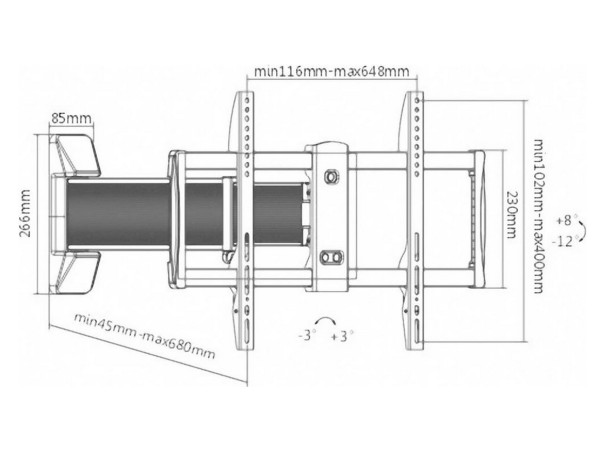 SpeaKa Professional TV-beugel1