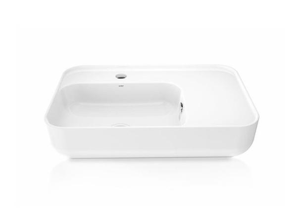 Axent opzetwastafel easyclean 52x35cm Grace wit