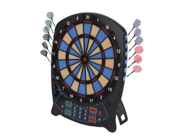 Toplit LED-dartbord set.