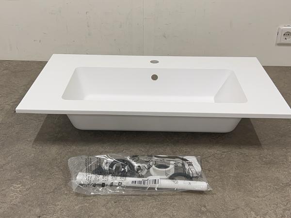 Detremmerie wastafelblad 80x46cm wit