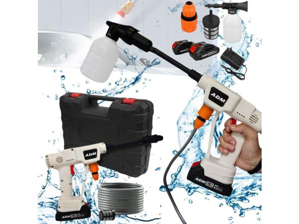 ADM Draadloze Mini Hogedrukreiniger + 2 batterijen