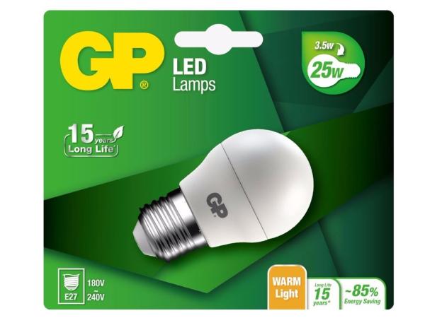 GP LED Mini Globe 3,6 W E27