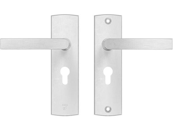 AXA Krukgarnituur Kort SKG3 - Geborsteld Aluminium