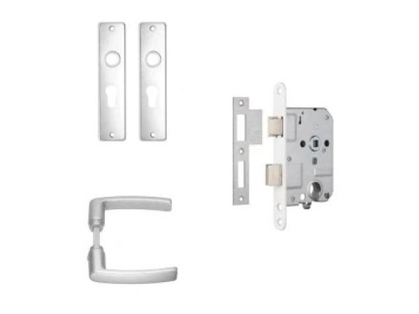 2x AXA Edge Deurbeslag Set 55 mm