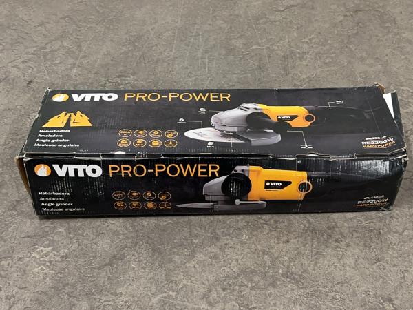 Vito haakse slijper ø230mm 2200W Pro-Power