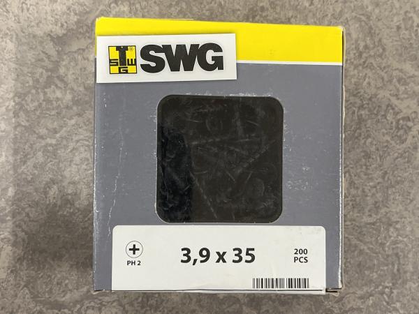 17x SWG snelbouwschroeven ø3,9x35mm 200-pack