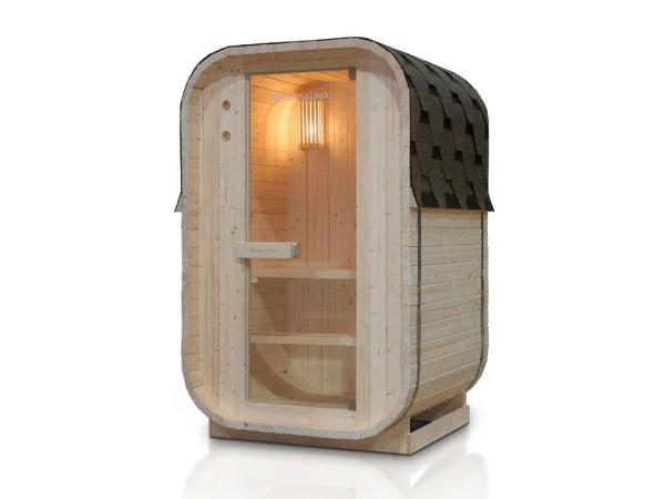 Barrelsauna Nolvik - Incl. Toebehoren - 120x128 x194 cm
