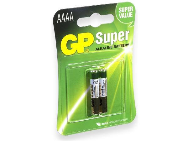 2x GP Super Alkaline AAAA batterijen 2-pack