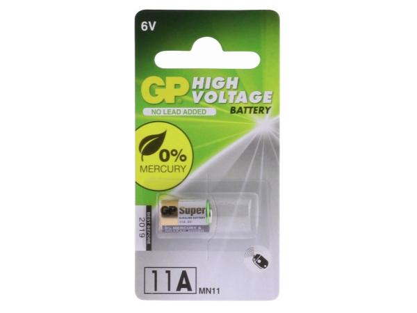 3x GP High Voltage 11A batterij 6V blister