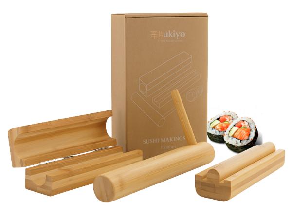 Ukiyo Sushi Maker Set Bamboe