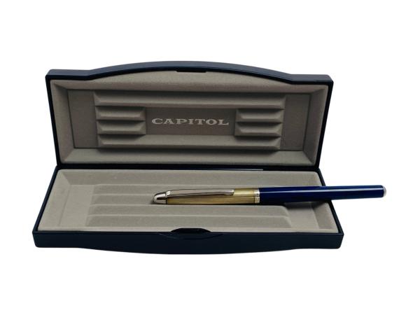 Capitol Elysee Vulpen | 925 (Vermeil) & Blauw Marmer