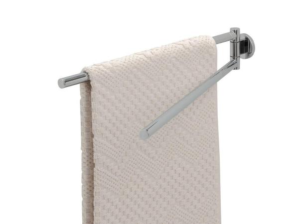 Handoekarm chroom 2 arm