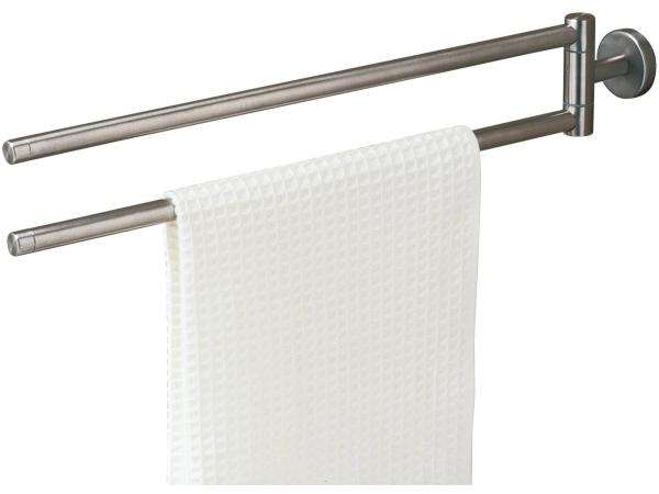 handdoekrek 2 raming draaibaar rvs