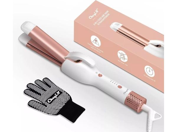 2-in-1 keramische stijltang en krultang