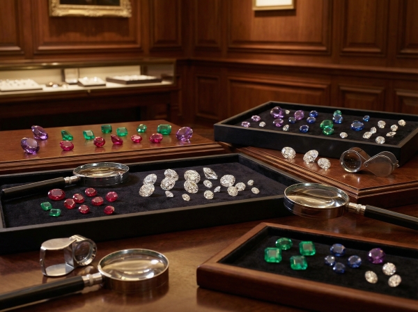 Exclusieve edelstenen veiling