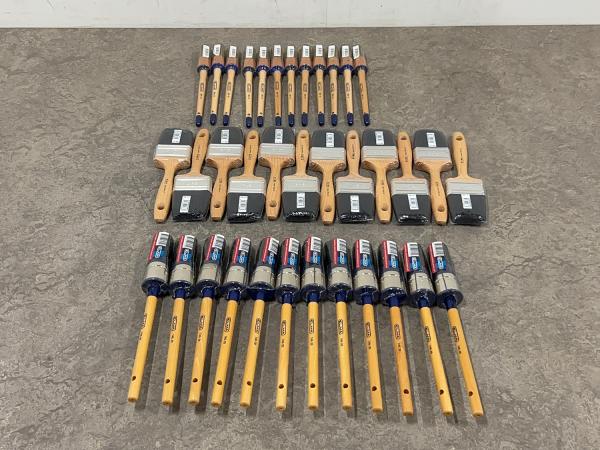 schilderskwasten diverse set 36-delig