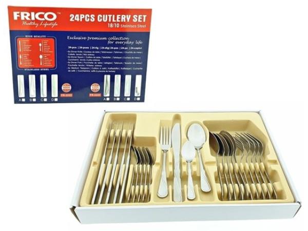 Luxe Bestekset - Hoogglans - 6 persoons - 24-delig - RVS