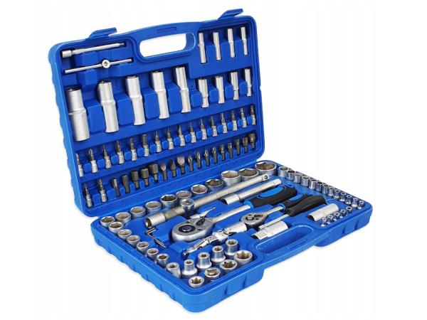 Doppenset 108-delig - Chroom Vanadium Staal