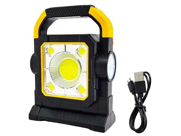 Zaklamp LED - Op Zonne-energie- Powerbank Noodverlichting