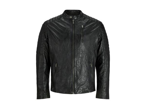 Jack &amp; Jones Richard Leather Jacket Zwart - S