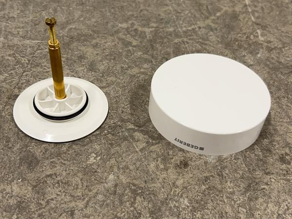 7x Geberit afbouwset voor badafvoer d52