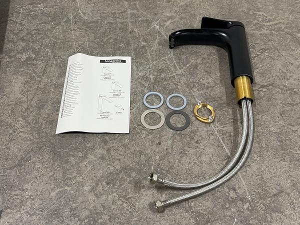 Hansgrohe wastafelkraan Vivenis mat zwart