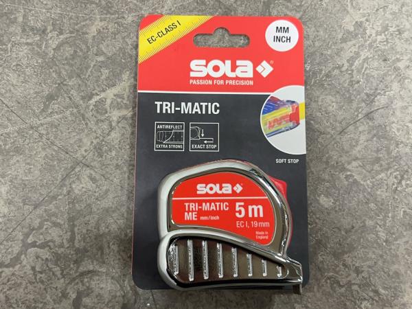 6x Sola rolmaat 5m Tri-Matic