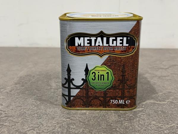 6x Metalgel 3-in-1 lak ivoor glans 750ml