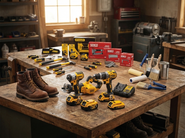 Verzendveiling | Senco, DeWalt, Stanley & werkschoenen