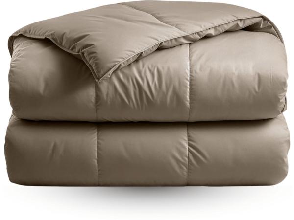 Satinbed Beautiful Brown 140x200cm - Dekbed zonder overtrek