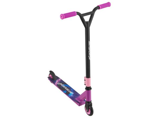 Stuntstep Galactic Cruiser in paars zwart