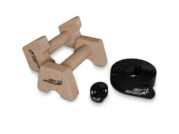 Houten opdrukstangen - M - 23x14x9 cm