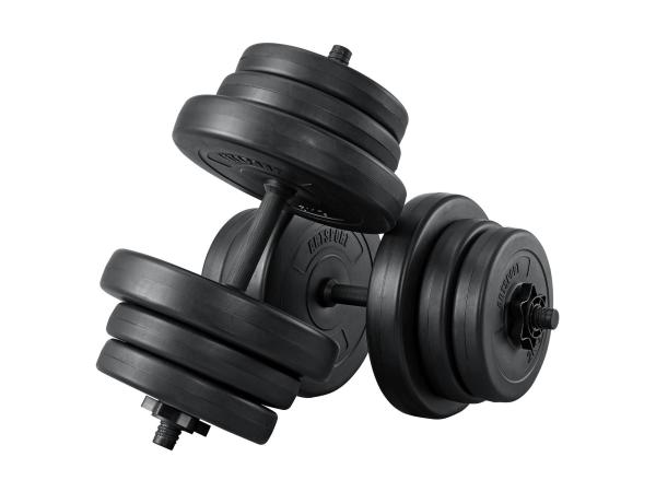 Halterset / Dumbells 40 kg - 2-delig - Zandgevuld