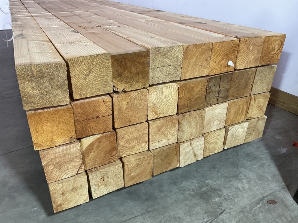 4x-douglas-tuinpaal-400x15x15-cm