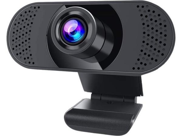 Wansview 102 Webcam voor PC en Laptop 1080P Zwart