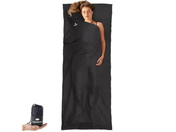 Maraboha Lakenzak van Zachte Microvezel - Reisslaapzak - Antraciet