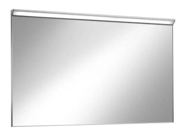 Novio spiegel 140x60cm m/ledverlichting dimmer Wessel zilver