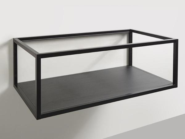 Vtwonen inlegtablet voor wastafelframe 116x41cm oak black