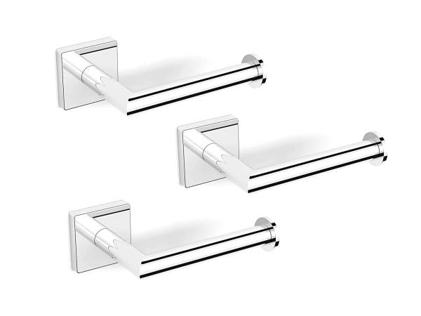 3x Alterna reserverolhouder Siena chroom