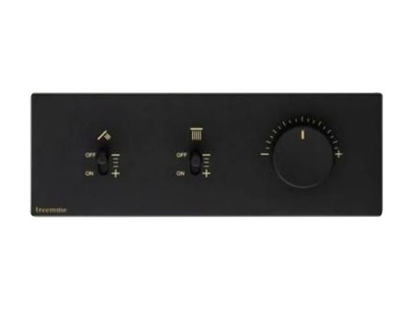 Treemme thermostaatkraan opbouw Watt mat zwart