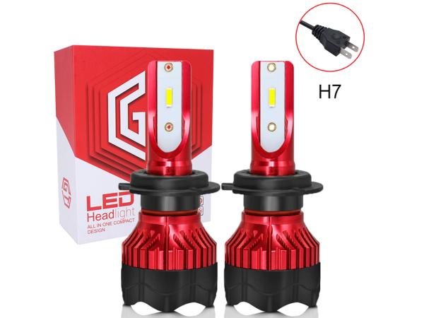 Auto koplampen set - LED - H7 - krachtig - 2x 30Watt - 6000K