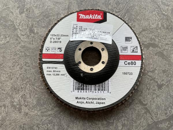 10x Makita lamellenschuurschijf D-28519 ø125 mm