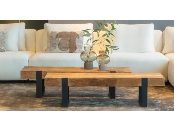 Luxe Teak Salontafel 140x40x35cm