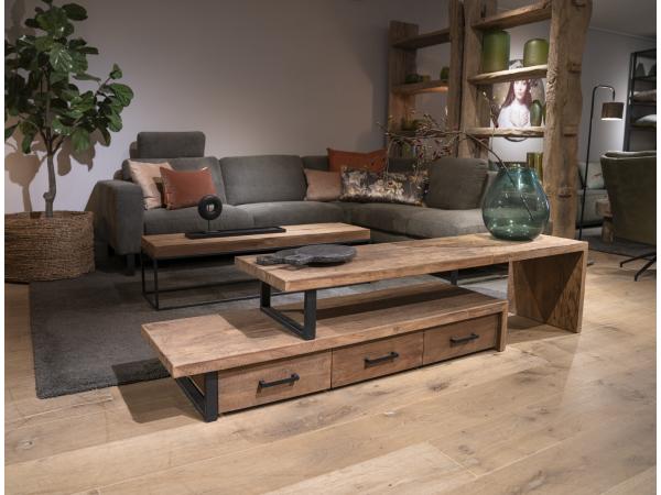 Luxe Teak TV Meubel 3 Lades 170x50x40cm